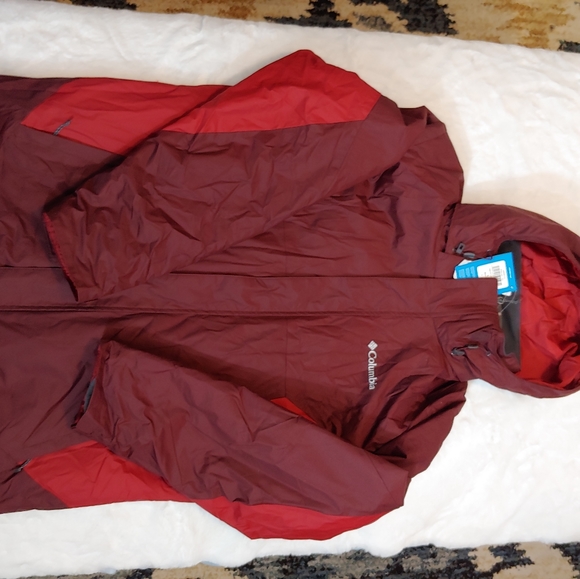 HOST'S  PICK 🙏RED COLUMBIA EAGER AIR INTERCHANGE MEN'S JACKET L - Picture 4 of 16